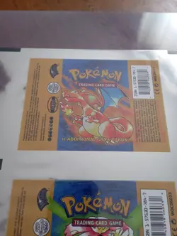 Pokemon : Booster Set de base Planche Artset non-coupee - Image 4