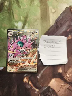 Team Rocket’s Nidoking EX #233 – Pokemon Destined Rivals 2025 SIR - Image 5