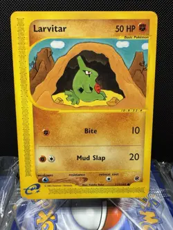 Pokemon Larvitar 116/165 Expedition Base Set E-reader - Image 1