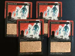 Animate Dead (5ED MTG) ALTERED Floating border style. - Image 2