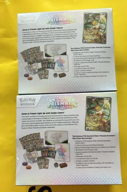Pokemon Prismatic Evolutions Elite Trainer box X2 - NEW/SEALED (see description) - Image 2