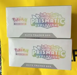 Pokemon Prismatic Evolutions Elite Trainer box X2 - NEW/SEALED (see description) - Image 3