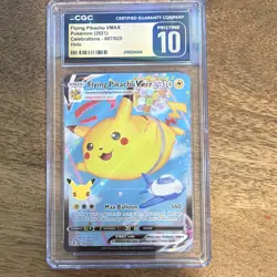 CGC Pristine 10 Flying Pikachu VMAX Holo Celebrations 007/025 English 2021 - Image 1