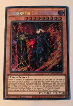 Queen of the Blazing Domain - MP25-EN147 Secret Rare 1st Edition MINT! YuGiOh! - Image 1