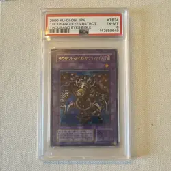 Yu-Gi-Oh! Thousand-Eyes Restrict TB34 Thousand Eyes Bible 2000 JPN Fusion PSA 6 - Image 1