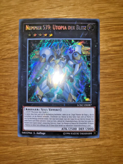 YuGiOh Nummer S39: Utopia der Blitz LCKC-DE087 Secret Rare Deutsch 1. Auflage - Image 1