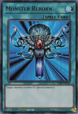 Yugioh Monster Reborn RA03-EN052 - Ultra Rare - Image 1