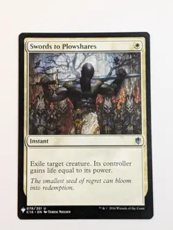 MTG - 1x Swords to Plowshares - Mystery Booster: Commander 2016 - NM - Magic MB1 - Image 4