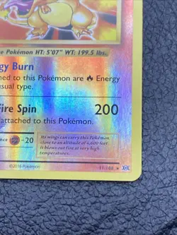 B6 Pokemon TCG Charizard Evolutions 11/108 Reverse Holo Rare Card - Image 4