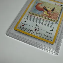 1999-2000 POKEMON TCG PROMO BLACK STAR Card #11 EEVEE-HOLO Graded PSA 8 NM-MT - Image 2