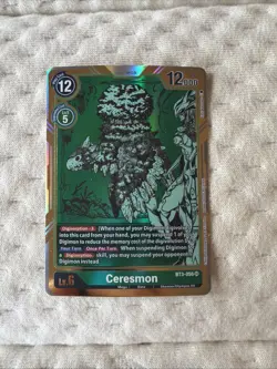 Ceresmon BT3-056 (Gold Foil Alternate Art) Digimon Card Game TCG Kenji Watanabe - Image 1