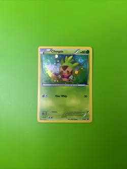 Chespin XY88 Black Star Promo XY Holo Pokemon Card LP+ - Image 1