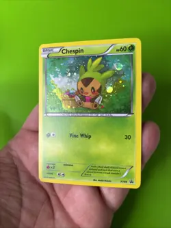 Chespin XY88 Black Star Promo XY Holo Pokemon Card LP+ - Image 3