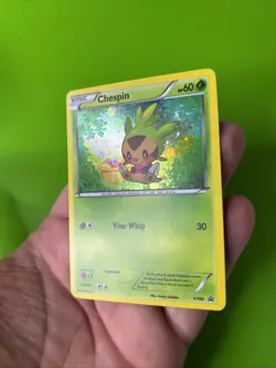 Chespin XY88 Black Star Promo XY Holo Pokemon Card LP+ - Image 4