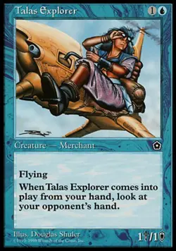 Talas Explorer - Light Play MTG Portal Second Age - Image 1