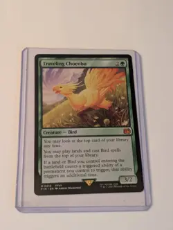 Traveling Chocobo MTG FF Magic The Gathering Final Fantasy Non-foil (FIN 0210) - Image 1