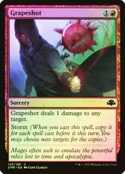 MTG FOIL Grapeshot - Dominaria Remastered #125 - Image 1