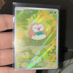 Pokemon Rowlet Illustration Rare Full Art Perfect Order 090/088 - Image 1