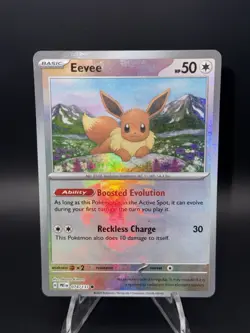 Eevee - 074/131 Prismatic Evolutions Master Ball Holo - NM Pokemon TCG - Image 1