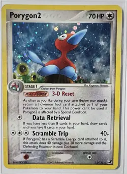 2005 Pokemon EX Unseen Forces Porygon2 Reverse Holo #12/115 - Image 1