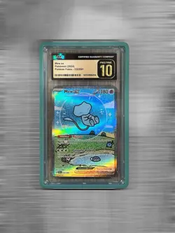 Pokemon CGC Pristine 10 Mew ex 232/091 Paldean Fates SIR BUBBLE MEW - Image 1