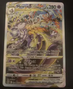 Pokemon Company Mewtwo VSTAR GG44/GG70 Crown Zenith GG Ultra Rare Holo (2023) - Image 1