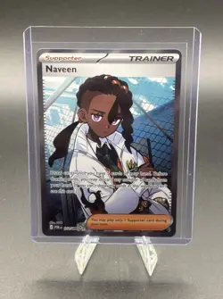 Naveen Trainer Supporter 122/088 POBM Full Art Holo Pokemon TCG - Image 1