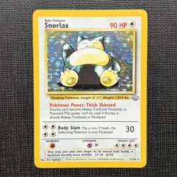 Pokemon TCG Snorlax 11/64 Jungle Holo Unlimited Near Mint - Image 1