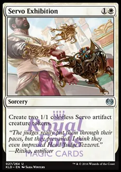 Servo Exhibition 2x FOIL KLD MTG Kaladesh Uncommon MINT white - Image 1