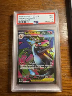 The Pokemon Company 2025 Pokemon TCG Mega Charizard X Ex 109/094 PSA 9 EN - Image 1