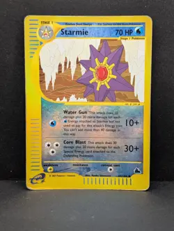 Starmie - 44/144 - Rare - Reverse Holo Pokemon TCG - Skyridge Nintendo HP - Image 1