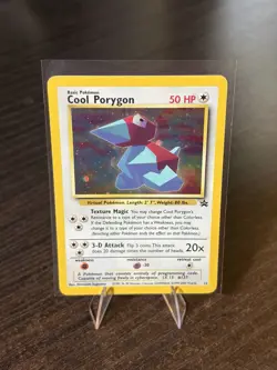 Pokemon TCG “Cool Porygon” 15/53 Wotc Promo Holo 2000 LP+/NM- - Image 1