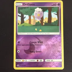 Pokemon Tcg Drifloon 51/156 Reverse Holo NM - Image 1