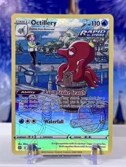 Pokemon TCG Octillery Brilliant Stars TG03/TG30 Holo Secret Rare - Image 1