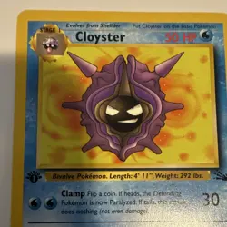 Wizards of the Coast Cloyster 3/62 Fossil 1999 1st Ed Rare ENG 50HP - Image 3