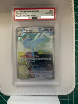 2026 POKEMON ASC EN-ASCENDED HEROES ILLUSTRATION RARE #235 TOGEKISS PSA 10 - Image 1