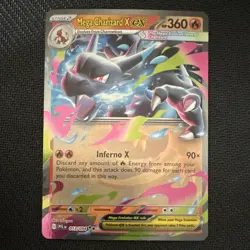 Pokemon TCG Mega Charizard X Ex 013/094 Me02 Holo Full Art 360HP Eng - Image 1