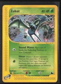 Zubat 117/144 Common Skyridge Pokemon Near Mint - Image 1