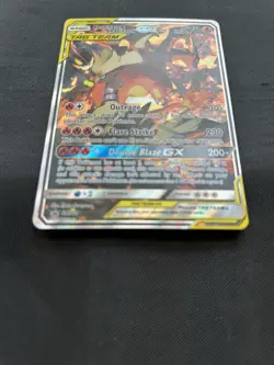 2019 Pokemon Reshiram & Charizard GX Black Star Promo Full Art #SM201 - NM - Image 3