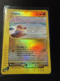 Pokemon TCG Diglett 50/144 Skyridge Reverse Holo 2003 - Image 1