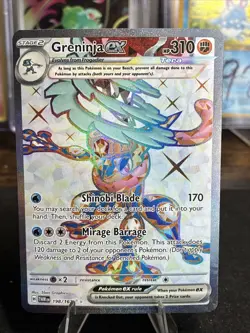 Pokemon Twilight Masquerade Greninja EX 198/167 Ultra Rare - Image 1