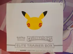 Pokemon TCG Celebrations 25th Anniversary Elite Trainer Box Sealed SEE PICS - Image 1