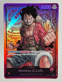 Monkey.D.Luffy ST01-001 One Piece Starter Deck 1 Straw Hat Crew - Image 1