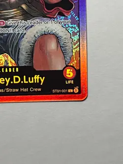 Monkey.D.Luffy ST01-001 One Piece Starter Deck 1 Straw Hat Crew - Image 5