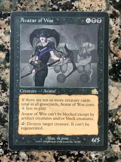 MTG Avatar of Woe x1 Prophecy, Magic the Gathering - Image 1