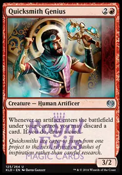 Quicksmith Genius 1x FOIL KLD MTG Kaladesh Uncommon MINT red - Image 1