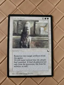 Dust to Dust The Dark Regular LP Lightly Played MTG - Image 1
