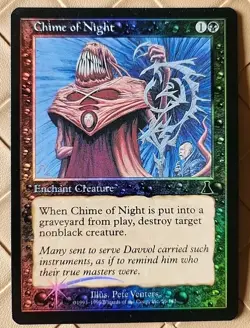 Foil Chime of Night Urza's Destiny Regular LP Lightly Played MTG - Image 1