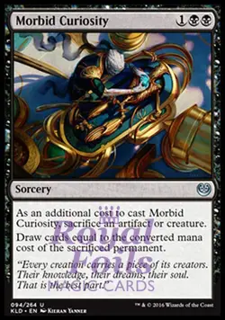 Morbid Curiosity 2x FOIL KLD MTG Kaladesh Uncommon MINT black - Image 1