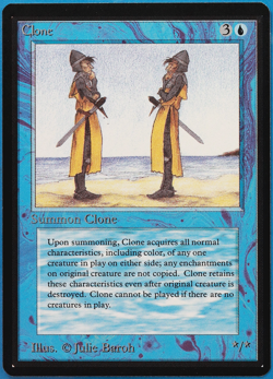 Clone Beta MINT Blue Uncommon MAGIC THE GATHERING MTG CARD (ID# 502578) ABUGames - Image 1